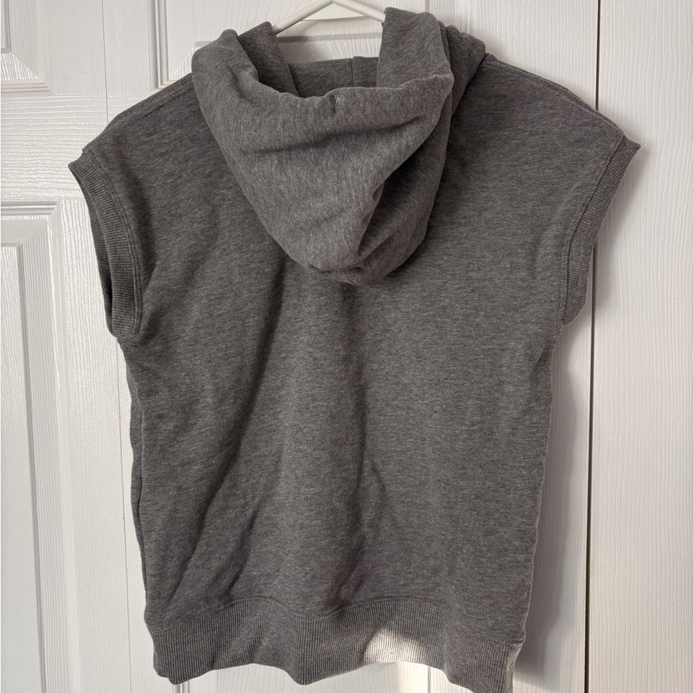 Roots X Shawn Mendes Gray Sleeveless Hoodie - Picture 4 of 5